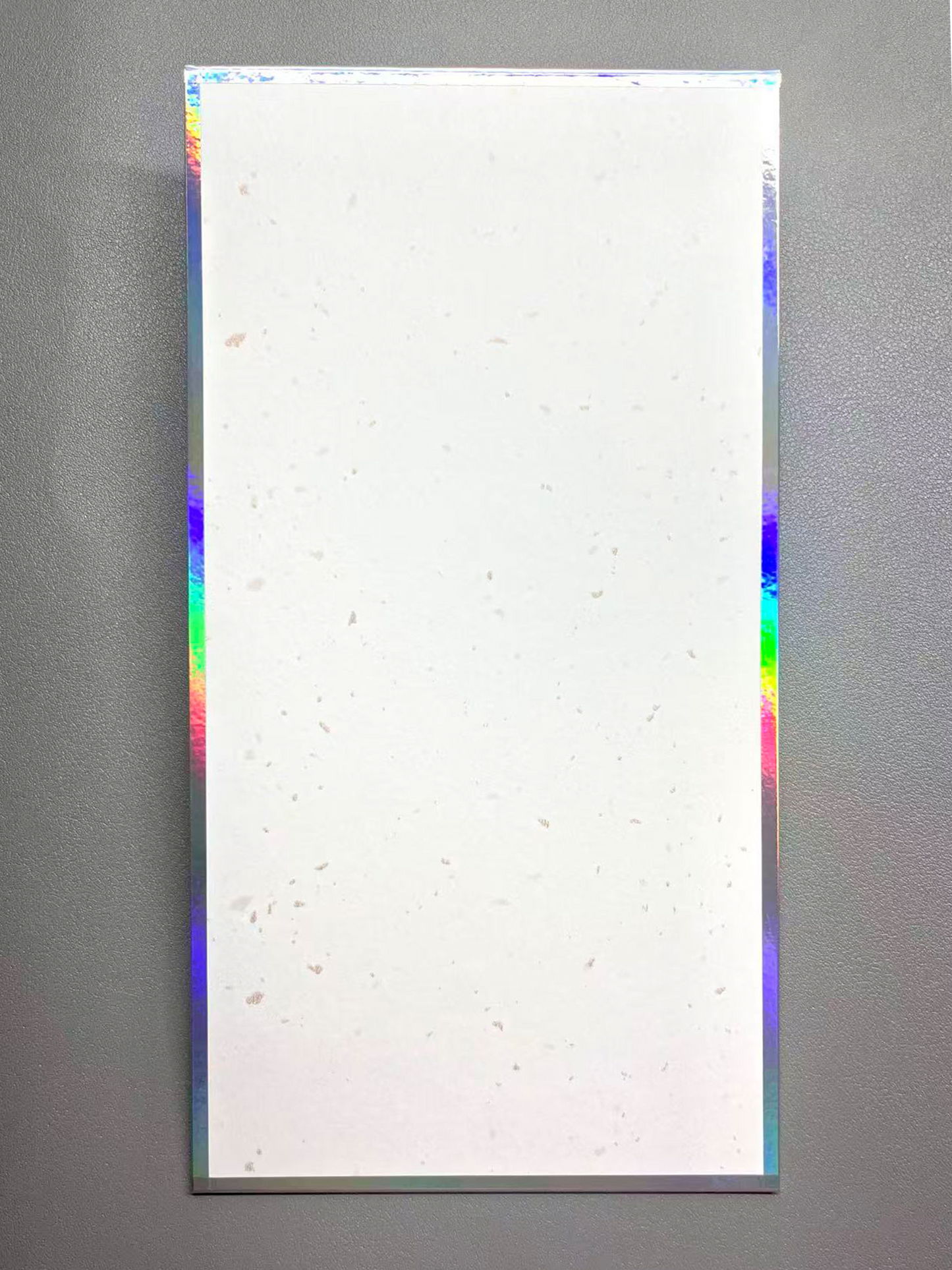 Back view of the Astarion shikishi art board, showing the thick, neutral-toned traditional board material.