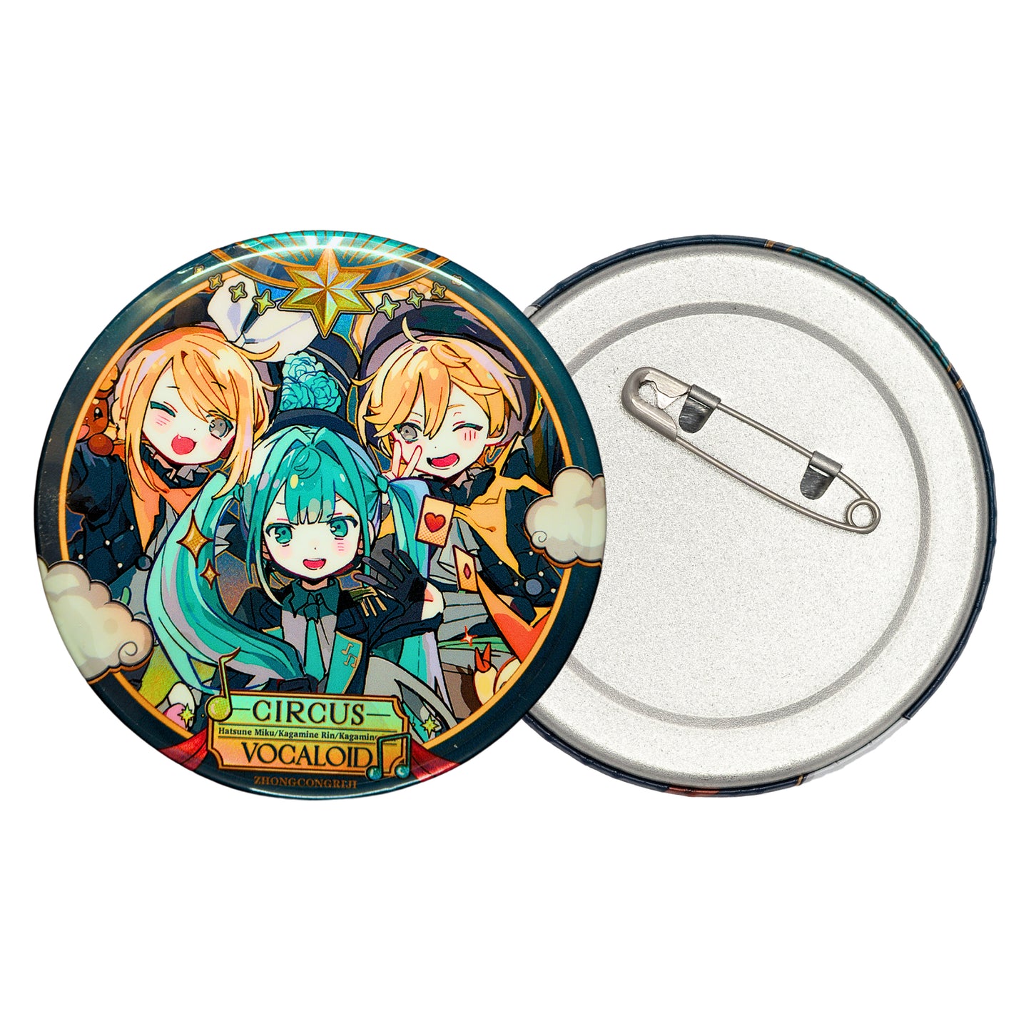 Miku & Rin & Len Circus Badge and Standee