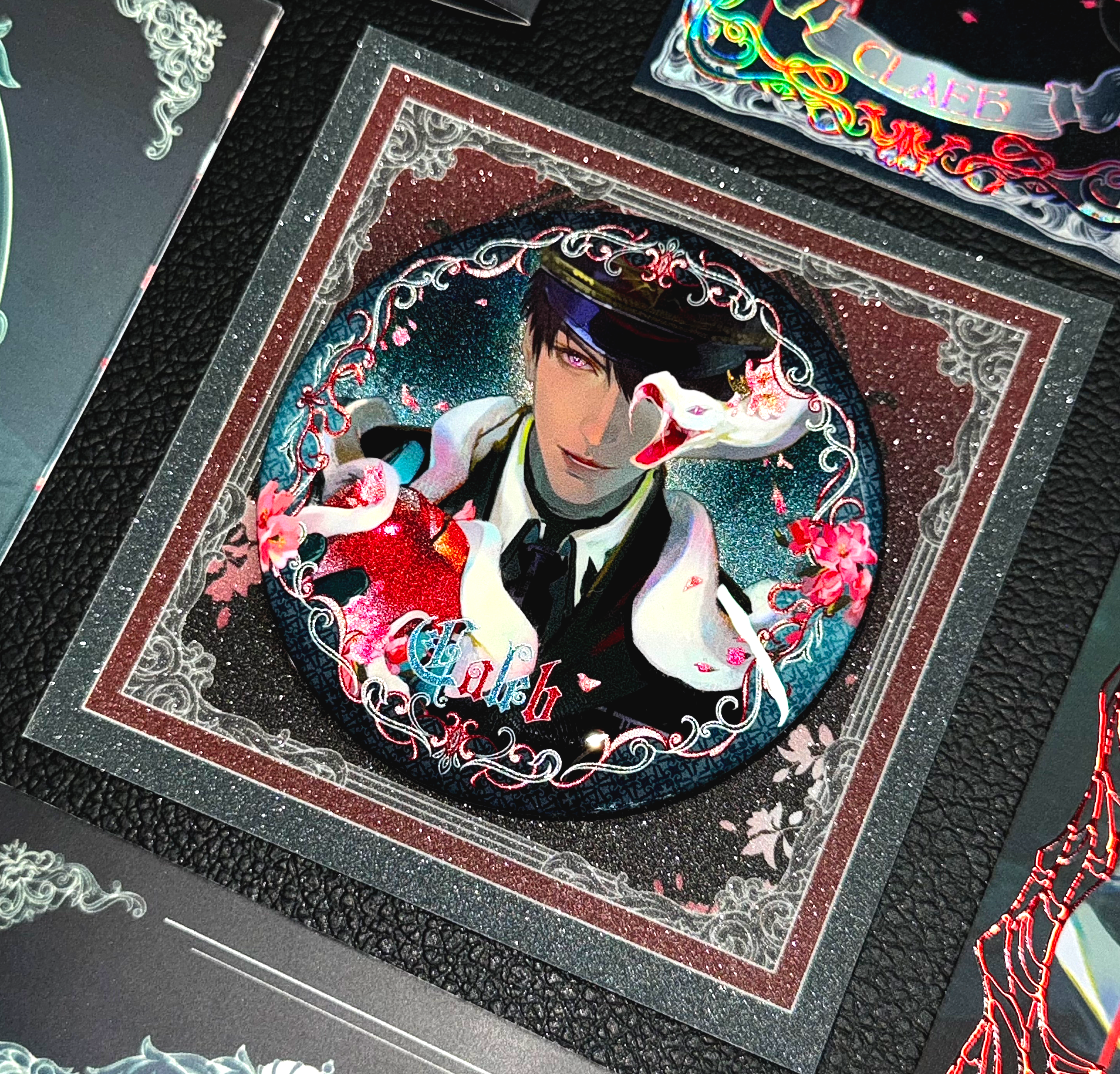 Caleb Forbidden Apple Round Button Badge
