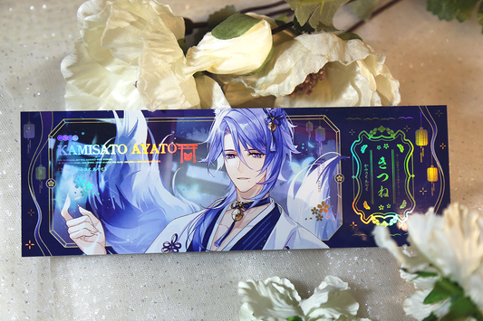 Ayato Kamisato – Kimono Postcard, Holo Ticket & Polaroid Set