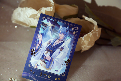 Ayato Kamisato – Kimono Postcard, Holo Ticket & Polaroid Set