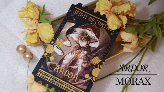 Zhongli – “Flaming” Ticket & Art Print