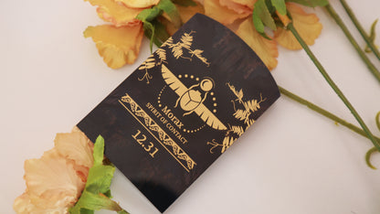 Zhongli "Flaming" Specialty Ticket Set | Gold Foil & Silver Glitter Art Print