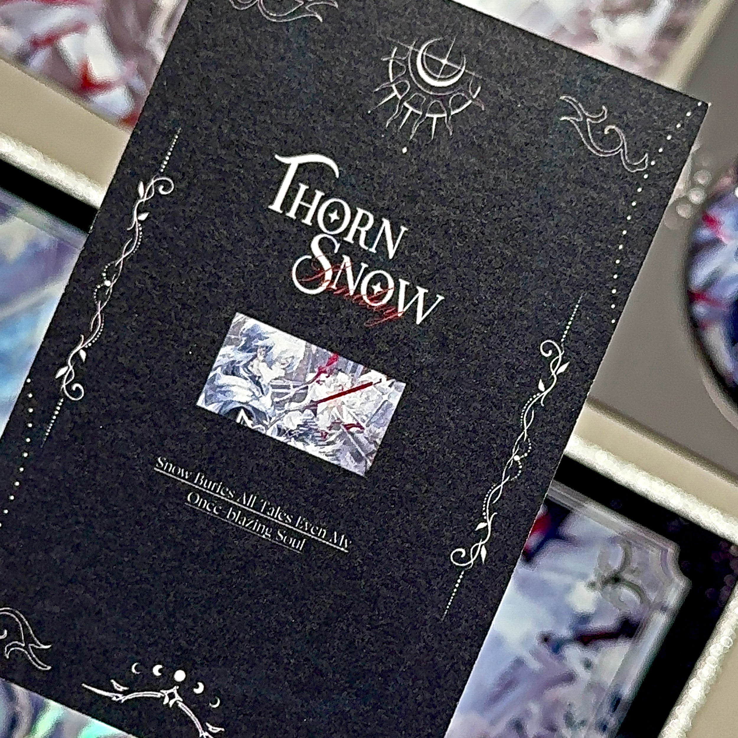 Sunday "Thorn Snow" Polaroid Silver Foil Print
