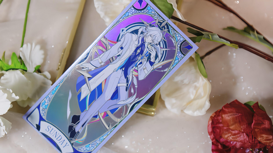 Sunday – Tarot-Style Holographic Card