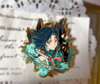 Xiao Glitter Enamel Pin