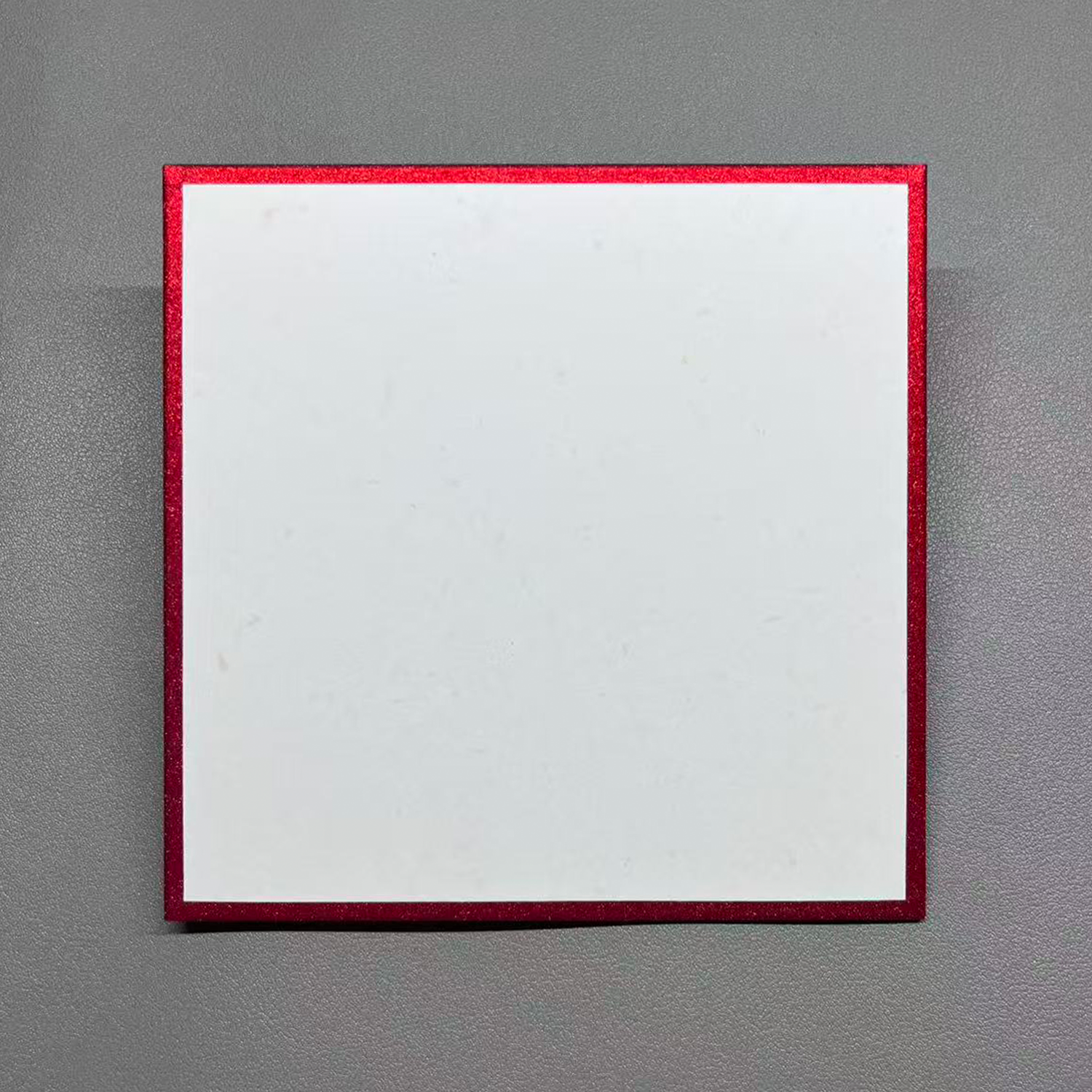 Back view of the Astarion "Scarlet Veil" acrylic shikishi, showing the high-transparency acrylic material and smooth protective finish.