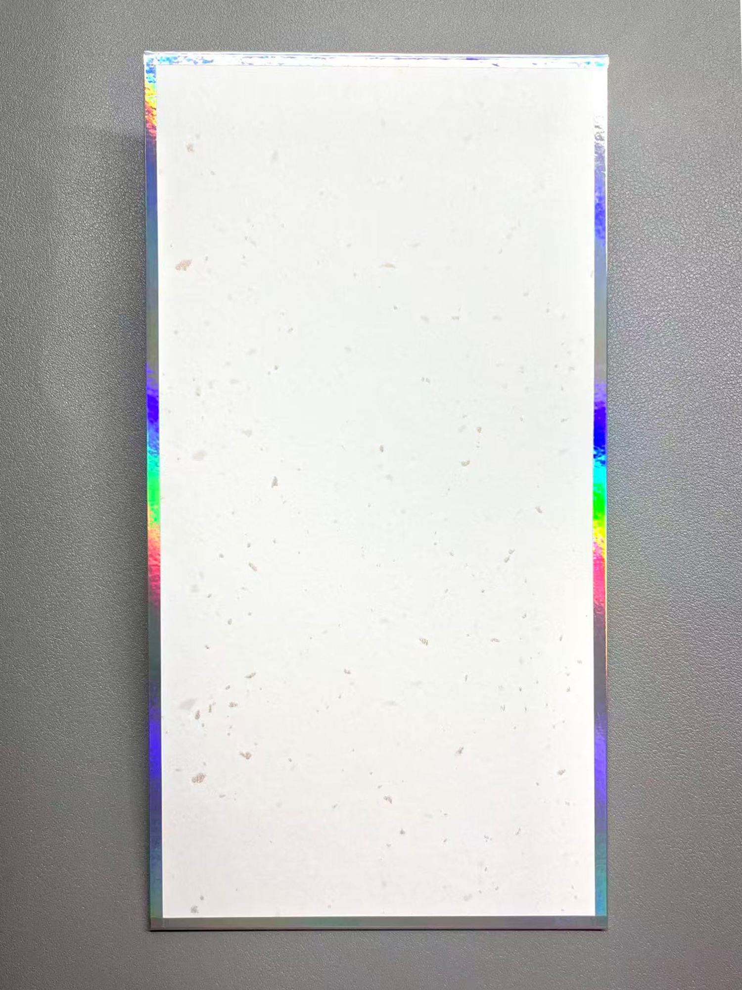 Back view of the Astarion shikishi art board, showing the thick, neutral-toned traditional board material.