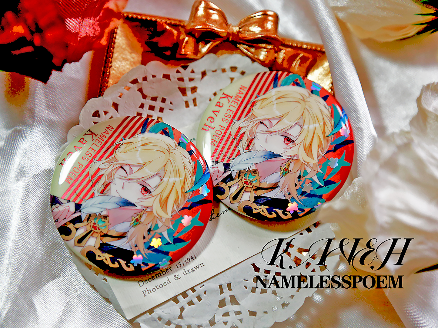 Kaveh – “Nameless Poem” Badge