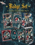 Display image of Caleb Forbidden Apple pre-order badge set with exclusive paper bag by AO Treehouse.