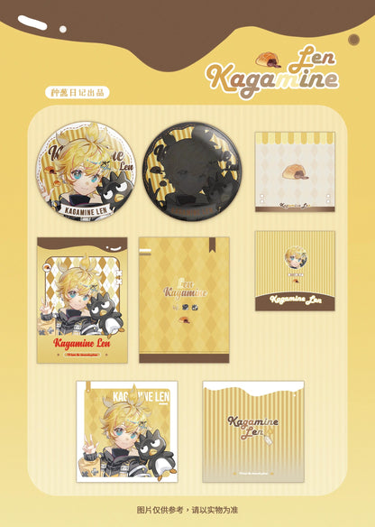 Kagamine Rin & Len – “Pudding Series” Badge & Polaroid