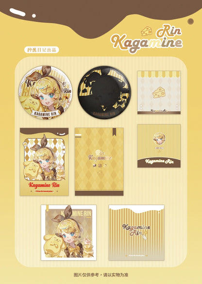 Kagamine Rin & Len – “Pudding Series” Badge & Polaroid